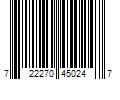 Barcode Image for UPC code 722270450247