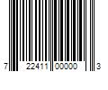 Barcode Image for UPC code 722411000003