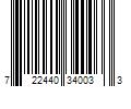 Barcode Image for UPC code 722440340033