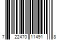 Barcode Image for UPC code 722470114918