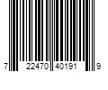 Barcode Image for UPC code 722470401919