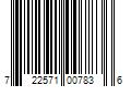 Barcode Image for UPC code 722571007836