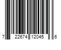 Barcode Image for UPC code 722674120456