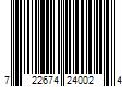 Barcode Image for UPC code 722674240024