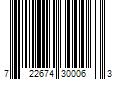 Barcode Image for UPC code 722674300063