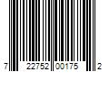 Barcode Image for UPC code 722752001752