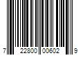 Barcode Image for UPC code 722800006029