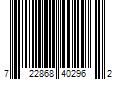 Barcode Image for UPC code 722868402962