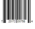 Barcode Image for UPC code 723172007584