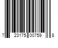 Barcode Image for UPC code 723175007598