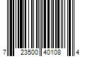 Barcode Image for UPC code 723500401084