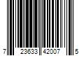 Barcode Image for UPC code 723633420075