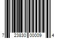 Barcode Image for UPC code 723830000094