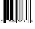 Barcode Image for UPC code 723830000148