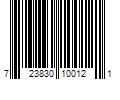 Barcode Image for UPC code 723830100121