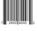 Barcode Image for UPC code 724000800032