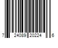 Barcode Image for UPC code 724089202246