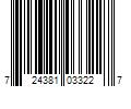 Barcode Image for UPC code 724381033227