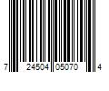 Barcode Image for UPC code 724504050704