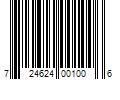 Barcode Image for UPC code 724624001006