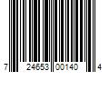 Barcode Image for UPC code 724653001404