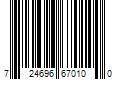 Barcode Image for UPC code 724696670100