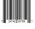 Barcode Image for UPC code 724742007591