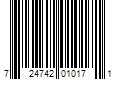 Barcode Image for UPC code 724742010171. Product Name: Hain Celestial Alba Botanica Baby Sheer Mineral Sunscreen Lotion SPF 50  3 fl oz