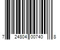 Barcode Image for UPC code 724804007408