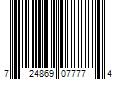 Barcode Image for UPC code 724869077774