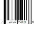 Barcode Image for UPC code 724947220030