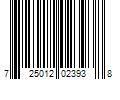 Barcode Image for UPC code 725012023938