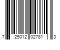 Barcode Image for UPC code 725012027813