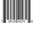 Barcode Image for UPC code 725125402705