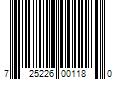 Barcode Image for UPC code 725226001180