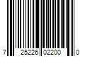 Barcode Image for UPC code 725226022000