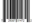 Barcode Image for UPC code 725387014722