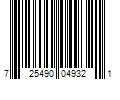 Barcode Image for UPC code 725490049321