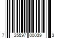 Barcode Image for UPC code 725597000393