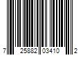 Barcode Image for UPC code 725882034102