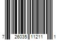 Barcode Image for UPC code 726035112111