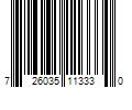 Barcode Image for UPC code 726035113330