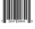 Barcode Image for UPC code 726047996495