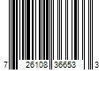 Barcode Image for UPC code 726108366533