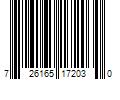 Barcode Image for UPC code 726165172030