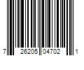 Barcode Image for UPC code 726205047021