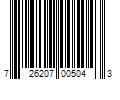 Barcode Image for UPC code 726207005043