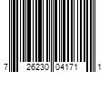 Barcode Image for UPC code 726230041711