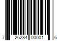 Barcode Image for UPC code 726284000016