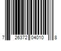 Barcode Image for UPC code 726372040108